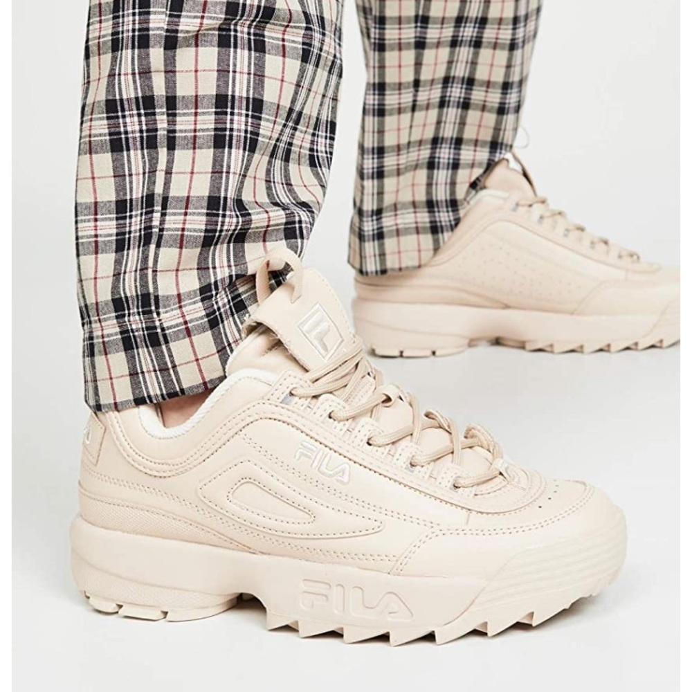 Tan Fila Women's Disruptor II Autumn Sneakers - Picture 4 of 8